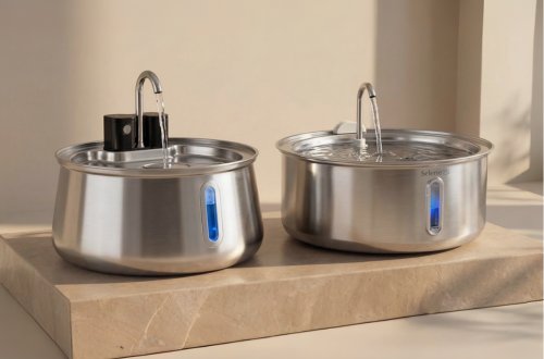 Fuente Aquora de acero inoxidable, 4L y 7L